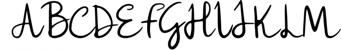 Lulla Font - A Lovely Script Font Font UPPERCASE