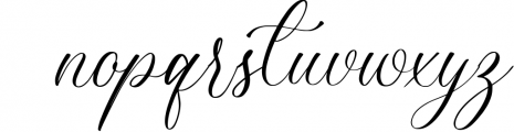 Luxuryone Calligraphy Font LOWERCASE