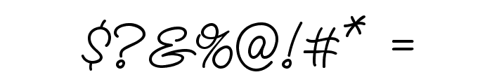 Lucemita-Regular Font OTHER CHARS