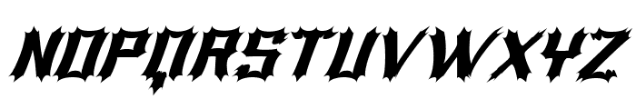 Luciferius Italic Font UPPERCASE