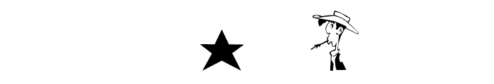 *Lucky Luke* Font OTHER CHARS