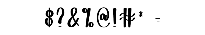 Lucky Retro Font OTHER CHARS