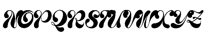 Lucky Wonky Font UPPERCASE