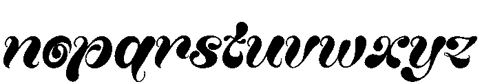 Lucky Wonky Font LOWERCASE