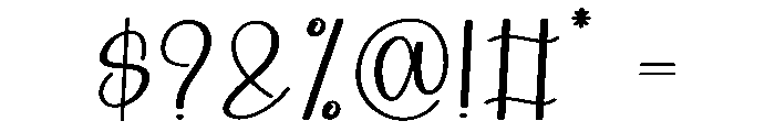 Lucky Font OTHER CHARS