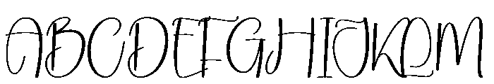 Lucky Font UPPERCASE