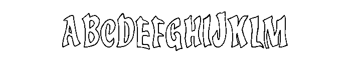 LuckyTricks Font UPPERCASE