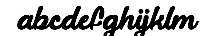 Lucy the Cat Regular Font LOWERCASE