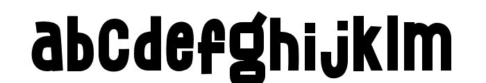 Lugate Font LOWERCASE