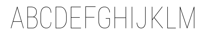Lugina FP Light Font UPPERCASE