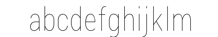 Lugina FP Light Font LOWERCASE