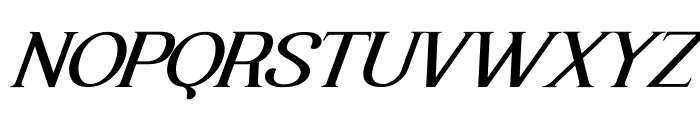 Luimp Bold Italic Font UPPERCASE