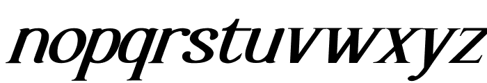 Luimp Bold Italic Font LOWERCASE