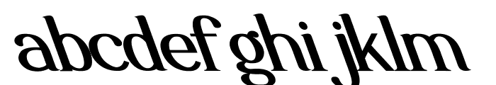 Luimp Bold Oblique Font LOWERCASE