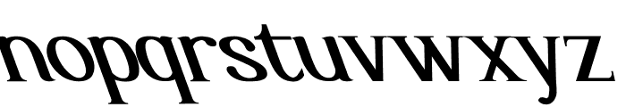 Luimp Bold Oblique Font LOWERCASE