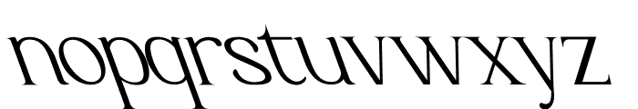 Luimp Oblique Font LOWERCASE