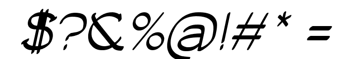 Luisa Bold Italic Font OTHER CHARS