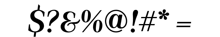 LuissSerif-BoldItalic Font OTHER CHARS