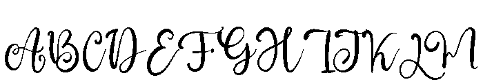 Luke Kelly Font UPPERCASE