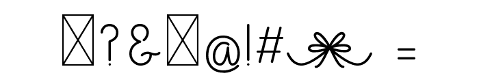 Lulu-Lala Font OTHER CHARS