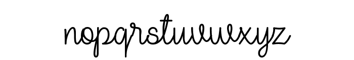 Lulu-Lala Font LOWERCASE