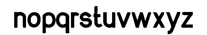 Lumnia Bold Font LOWERCASE