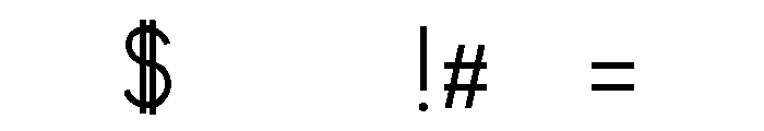 Lumnia Light Font OTHER CHARS