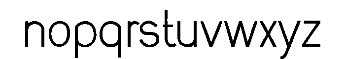 Lumnia Light Font LOWERCASE