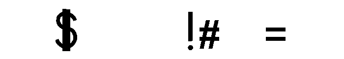 Lumnia Regular Font OTHER CHARS
