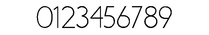 Lumnia Thin Font OTHER CHARS