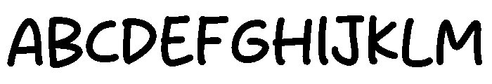 Lunacholy Font UPPERCASE