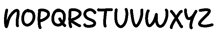 Lunacholy Font UPPERCASE