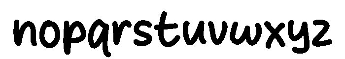Lunacholy Font LOWERCASE