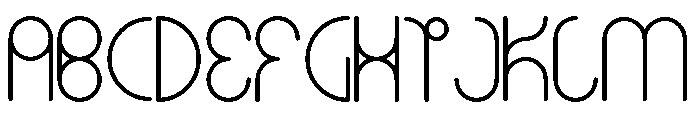 Lunacy Font UPPERCASE