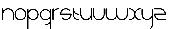 Lunacy Font LOWERCASE