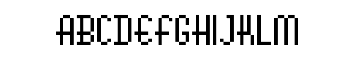 LunchMenu Font UPPERCASE