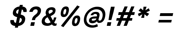 Lunchtype23 Medium Italic Font OTHER CHARS