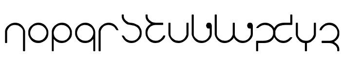 Lupanesque Font LOWERCASE