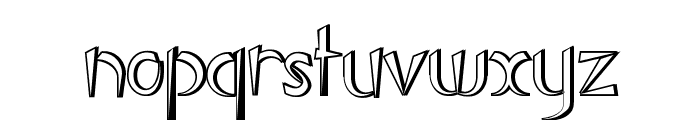 Luteous Industrious Font LOWERCASE
