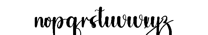 Lutfi Font LOWERCASE