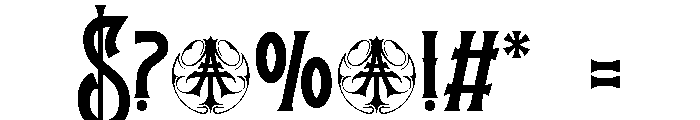Luvertown Personal Use Only Reg Font OTHER CHARS