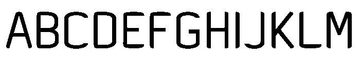 Lux-Montag Font UPPERCASE