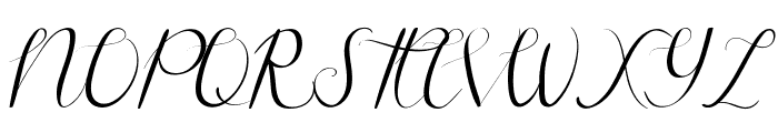 Lux Rose Demo Font UPPERCASE