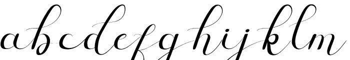 Lux Rose Demo Font LOWERCASE