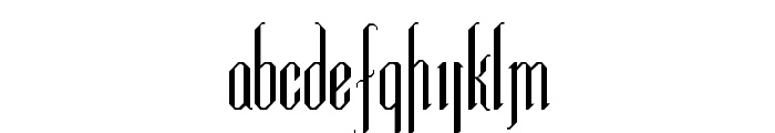 Luxembourg Regular Font LOWERCASE