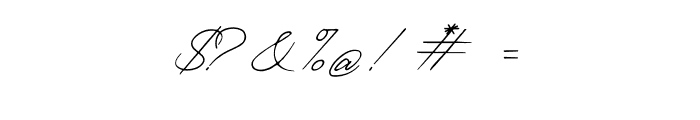 Luxembourg Signature Font OTHER CHARS