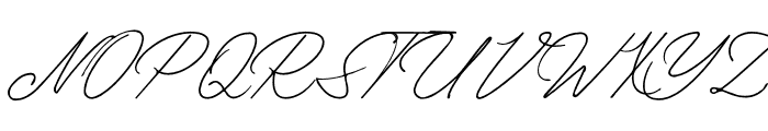 Luxembourg Signature Font UPPERCASE
