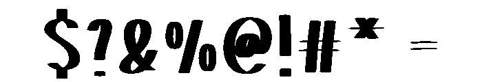 Luxury House Font OTHER CHARS