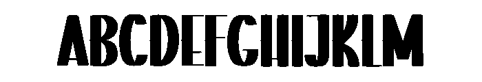 Luxury House Font UPPERCASE