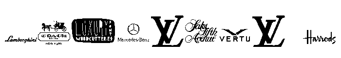 luxury brands Font OTHER CHARS